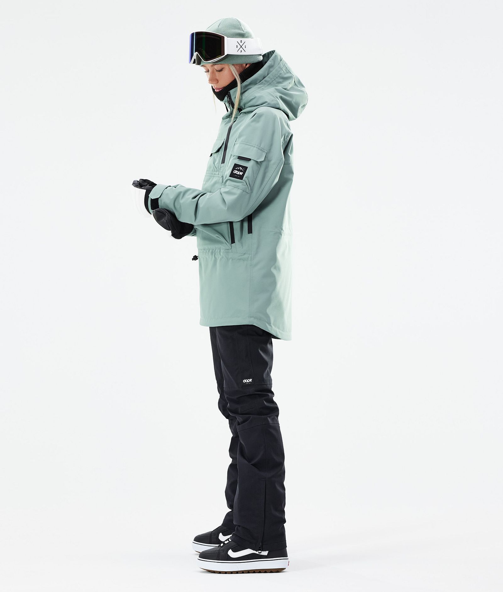 Dope Akin W 2021 Kurtka Snowboardowa Kobiety Faded Green, Zdjęcie 6 z 11