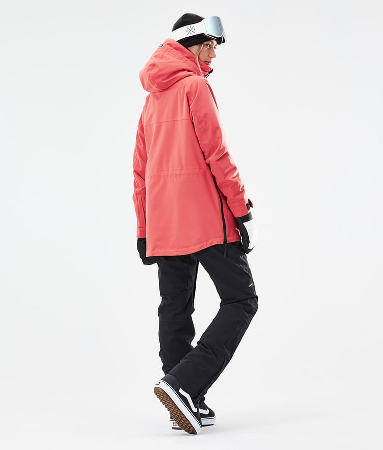 Dope Akin W 2021 Kurtka Snowboardowa Kobiety Coral, Zdjęcie 6 z 11