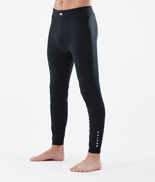 Montec Zulu Legginsy Termoaktywne Mężczyźni Black