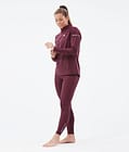 Montec Zulu W Legginsy Termoaktywne Kobiety Burgundy, Zdjęcie 3 z 7