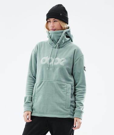 Dope Cozy II W 2021 Bluza Polarowa Kobiety Faded Green