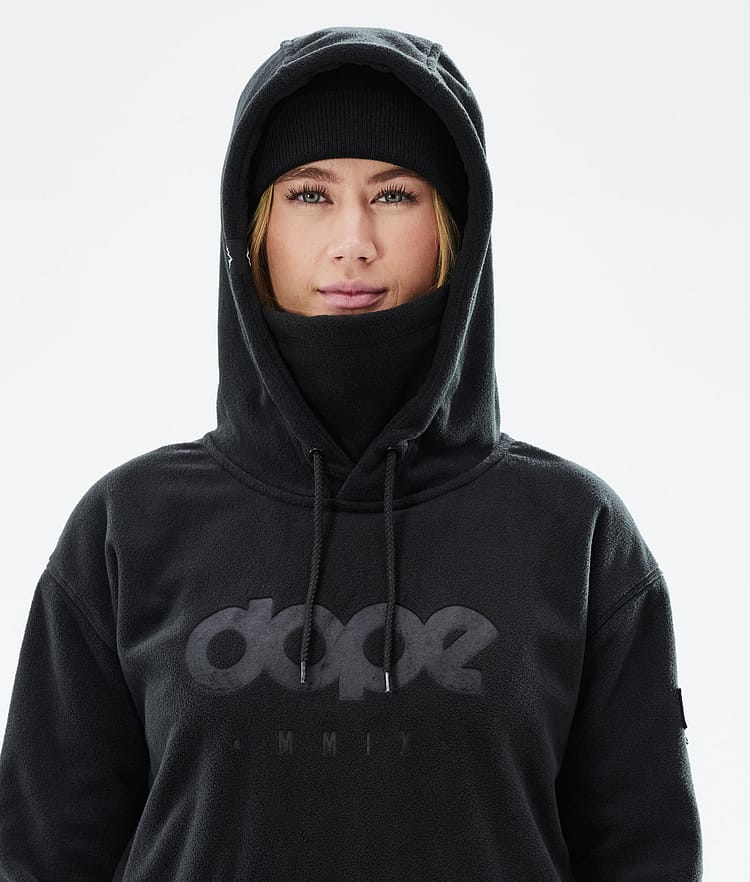 Dope Cozy II W 2021 Fleecová Mikina s Kapucí Dámské Black, Obrázek 6 z 7