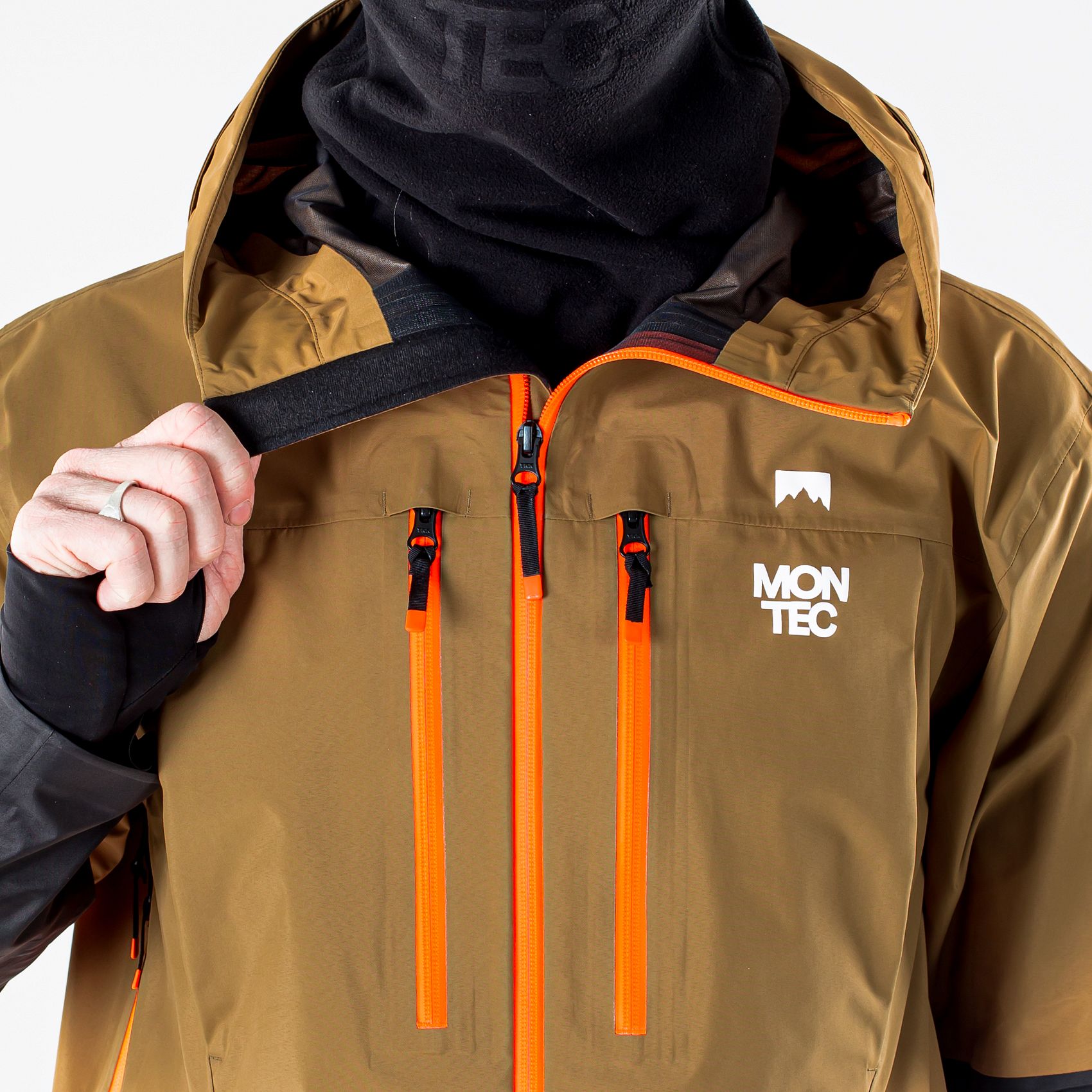 Montec Fenix 3L Ski Jacket Men Gold/Black | Ridestore.com