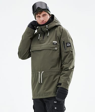 Dope Annok 2021 Kurtka Snowboardowa Mężczyźni Olive Green