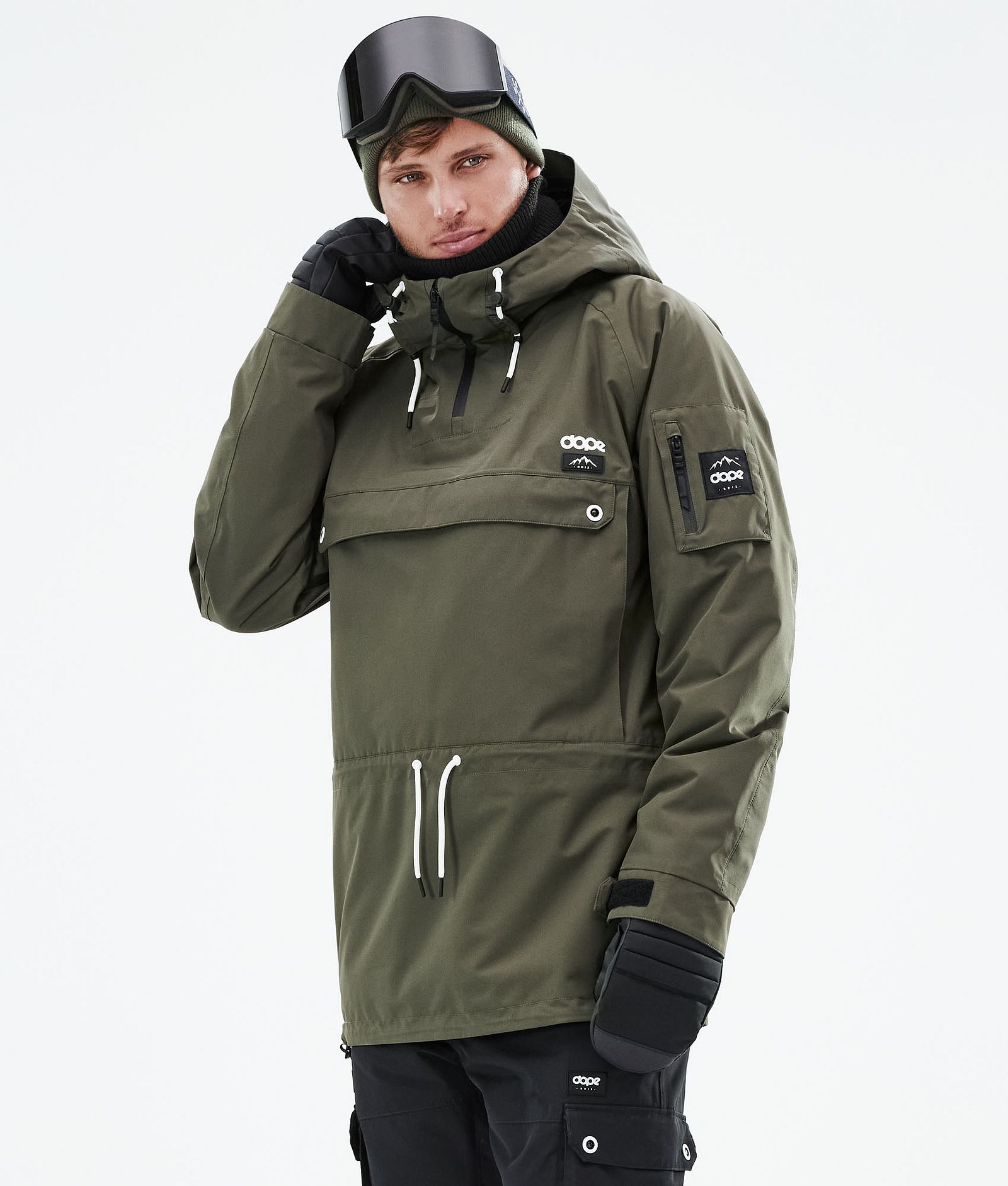 Dope Annok 2021 Bunda na Snowboard Pánské Olive Green, Obrázek 1 z 10