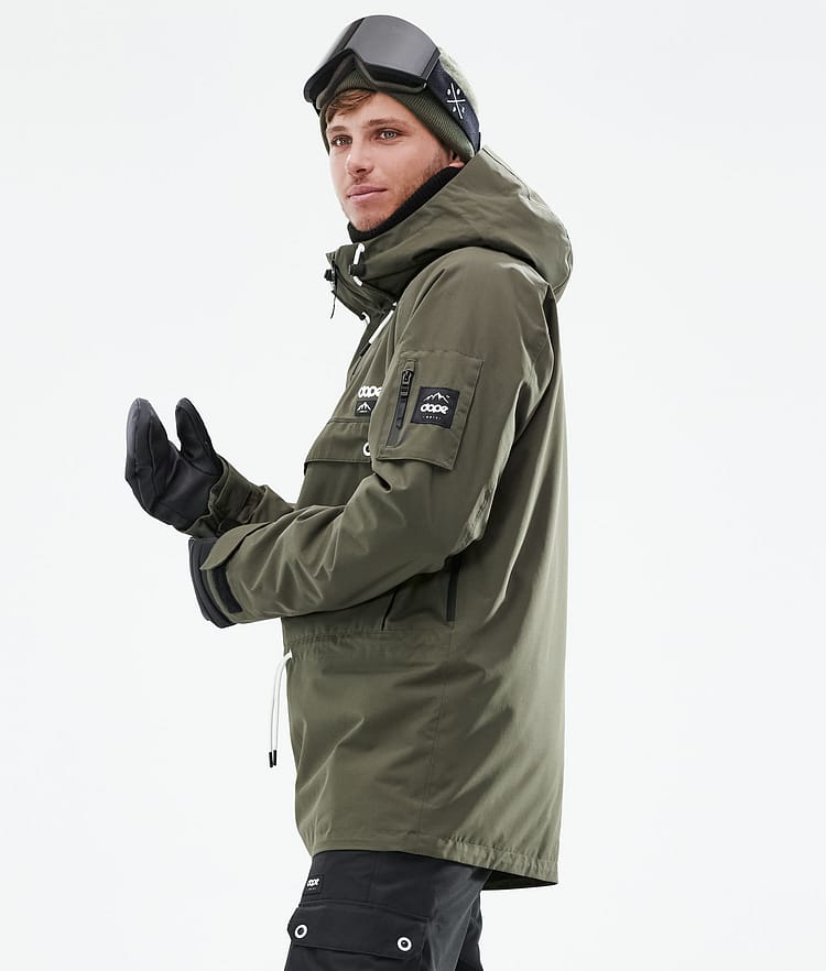 Dope Annok 2021 Bunda na Snowboard Pánské Olive Green, Obrázek 7 z 10