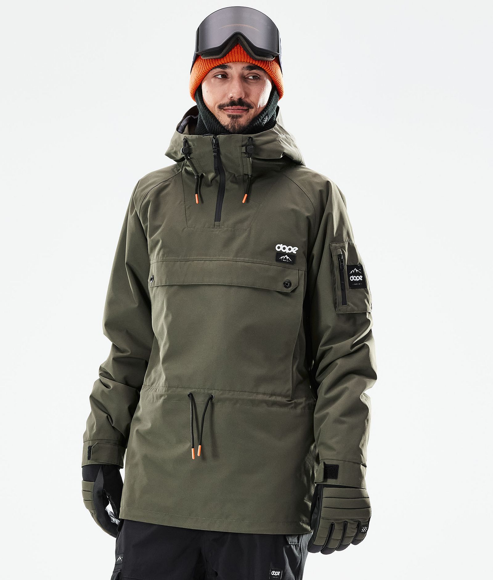 Dope Annok 2021 Lyžařská Bunda Pánské Olive Green/Black, Obrázek 1 z 10