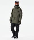 Dope Annok 2021 Kurtka Snowboardowa Mężczyźni Olive Green/Black, Zdjęcie 4 z 10