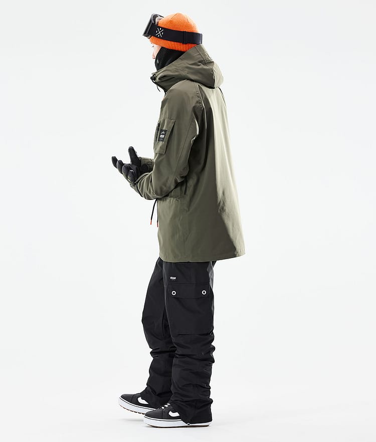 Dope Annok 2021 Kurtka Snowboardowa Mężczyźni Olive Green/Black, Zdjęcie 5 z 10