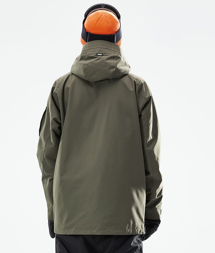 Dope Annok 2021 Kurtka Snowboardowa Mężczyźni Olive Green/Black, Zdjęcie 8 z 10