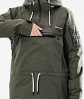 Dope Annok W 2021 Kurtka Snowboardowa Kobiety Olive Green, Zdjęcie 10 z 10