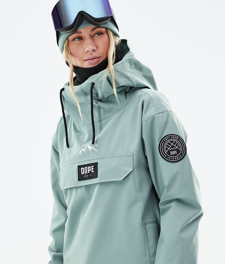 Dope Blizzard W 21 Kurtka Snowboardowa Kobiety Faded Green, Zdjęcie 3 z 10