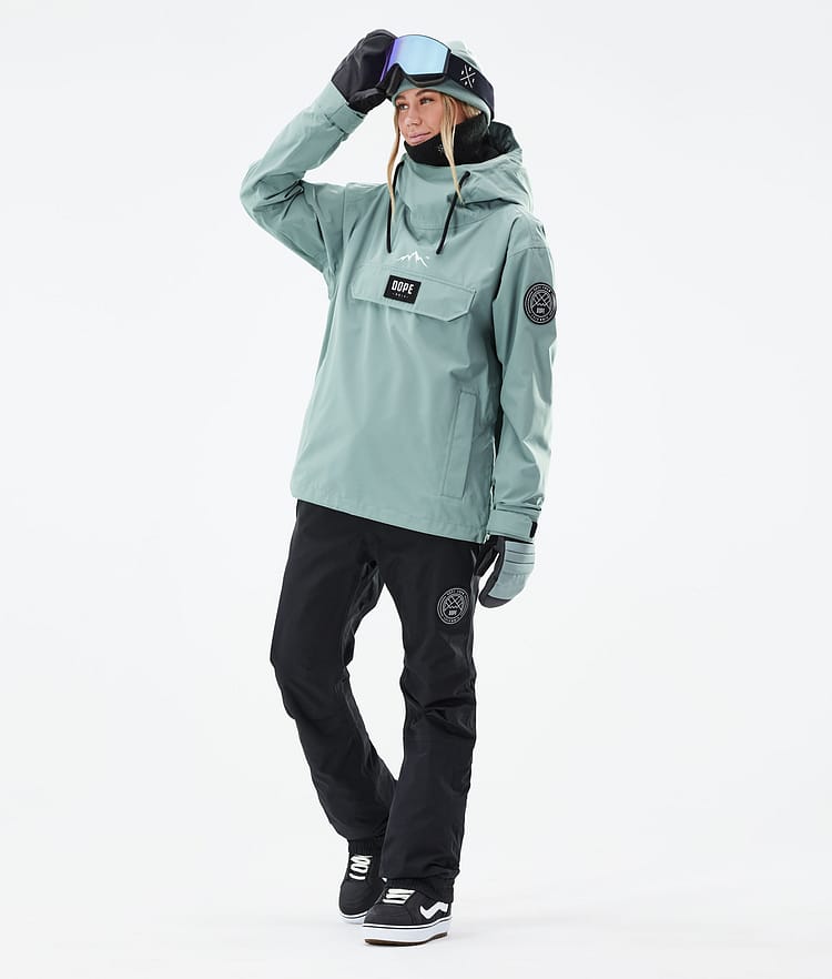 Dope Blizzard W 21 Kurtka Snowboardowa Kobiety Faded Green, Zdjęcie 4 z 10