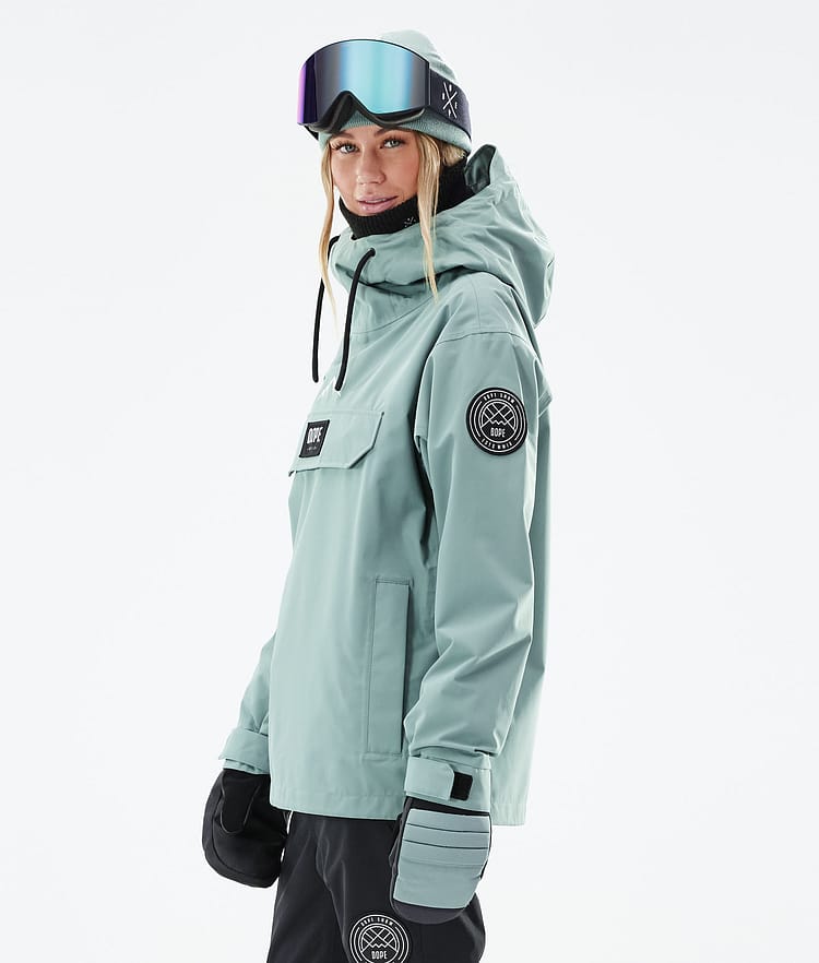 Dope Blizzard W 21 Kurtka Snowboardowa Kobiety Faded Green, Zdjęcie 7 z 10