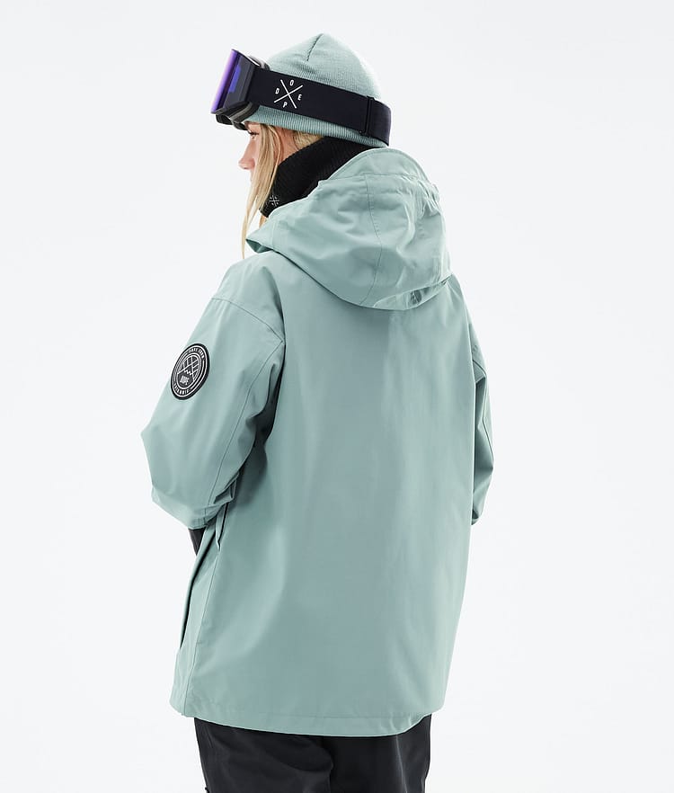 Dope Blizzard W 21 Kurtka Snowboardowa Kobiety Faded Green, Zdjęcie 8 z 10