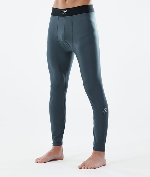 Dope Snuggle 2021 Legginsy Termoaktywne Mężczyźni Metal Blue