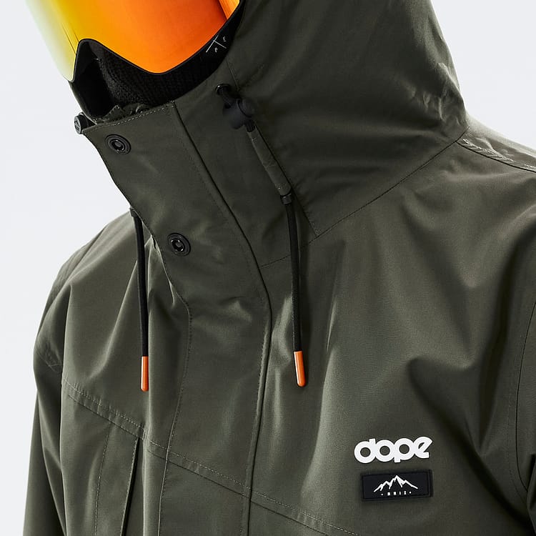 Dope Drawstring Hood/Waist Pezzi di ricambio Black/Orange Tip, Immagine 2 di 2