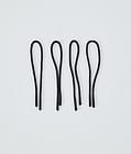 Dope Round Zip Puller String Replacement Parts Black/Black Tip, Image 1 of 2