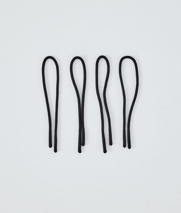 Dope Round Zip Puller String Replacement Parts Black/Black Tip, Image 1 of 2