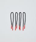 Dope Round Zip Puller String Pièces de rechange Black/Orange Tip, Image 1 sur 2