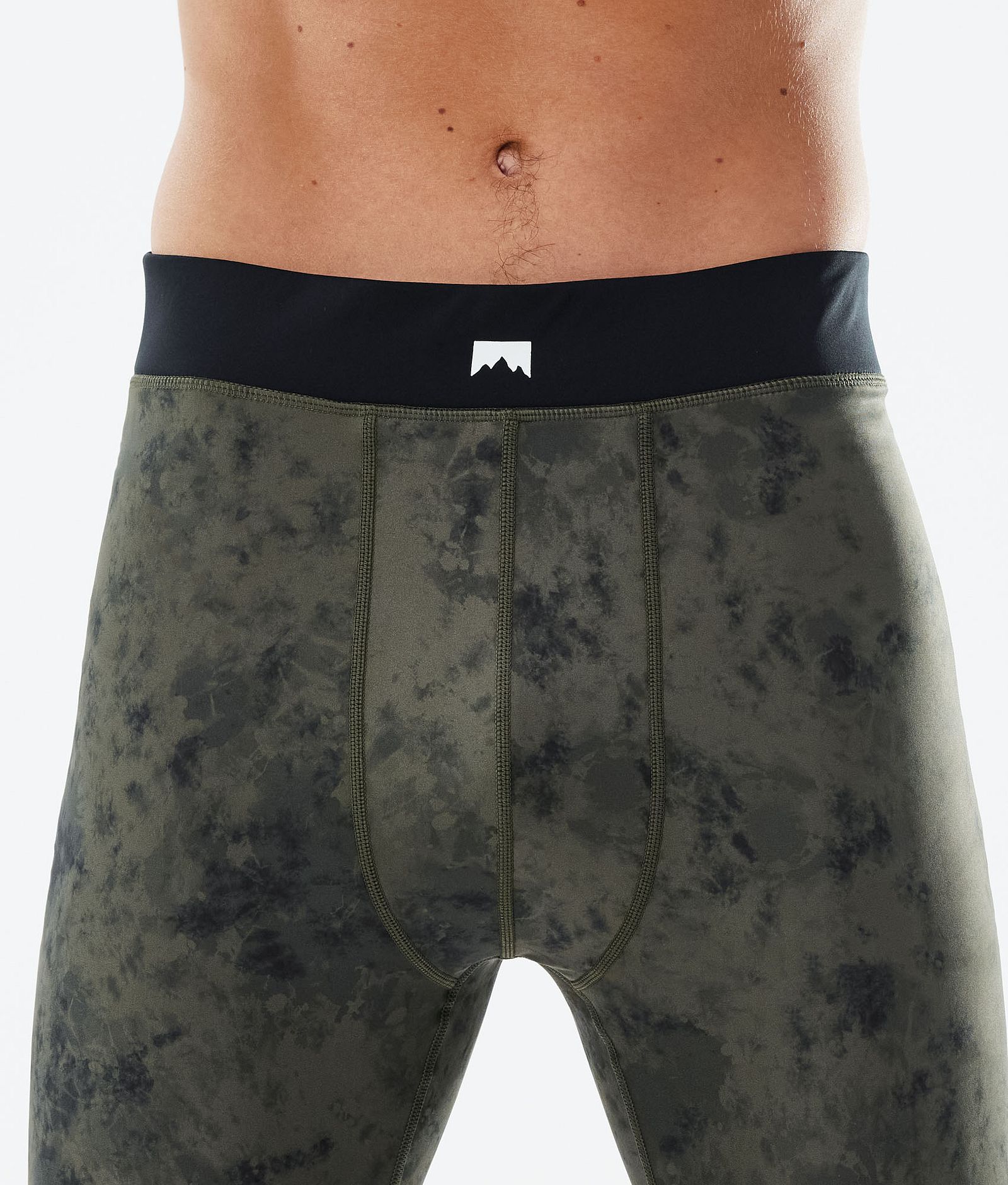 Montec Zulu Legginsy Termoaktywne Mężczyźni Olive Green Tiedye, Zdjęcie 5 z 7