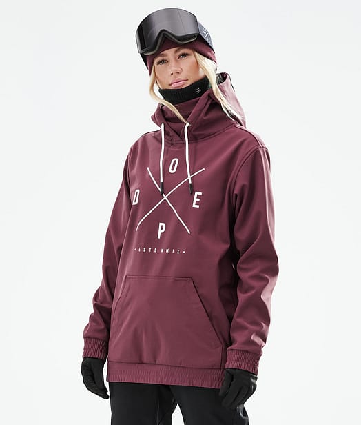 Dope Yeti 2021 Chaqueta Esquí Mujer 2X-Up Burgundy