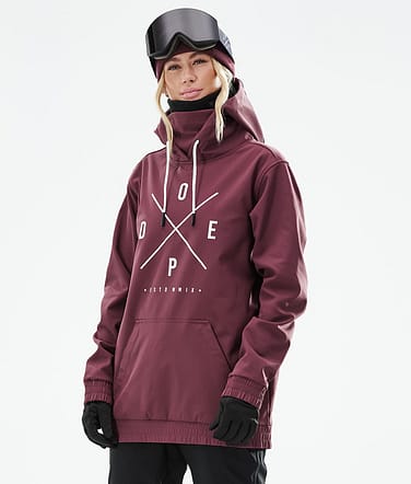 Dope Yeti W 2021 Kurtka Snowboardowa Kobiety 2X-Up Burgundy