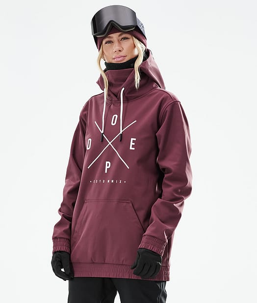 Dope Yeti W 2021 Kurtka Snowboardowa Kobiety Burgundy