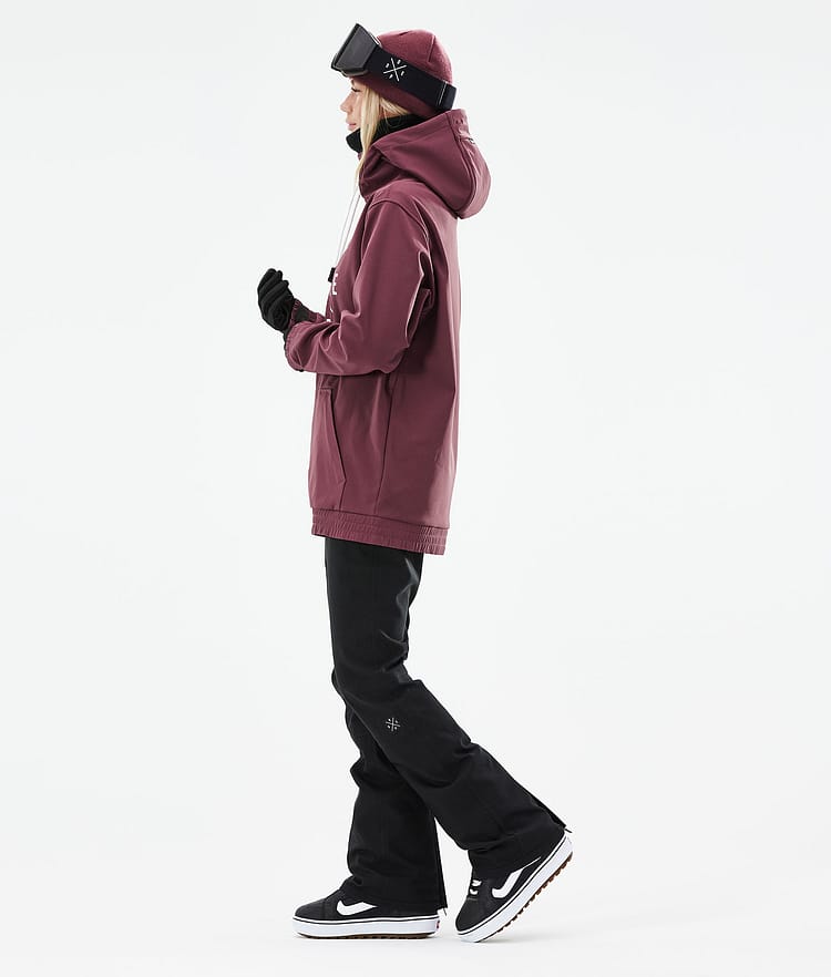 Dope Yeti W 2021 Kurtka Snowboardowa Kobiety 2X-Up Burgundy, Zdjęcie 5 z 9