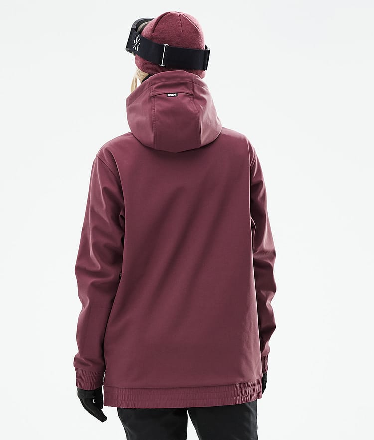 Dope Yeti W 21 Lyžařská Bunda Dámské 2X-Up Burgundy, Obrázek 8 z 9