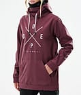 Dope Yeti 2021 Lyžařská Bunda Dámské 2X-Up Burgundy, Obrázek 9 z 9