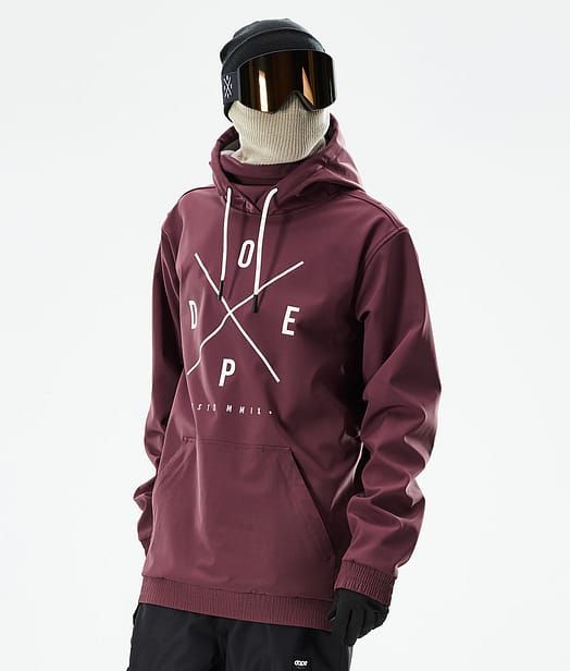 Dope Yeti 21 Kurtka Narciarska Mężczyźni 2X-Up Burgundy