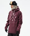 Dope Yeti 21 Chaqueta Snowboard Hombre 2X-Up Burgundy
