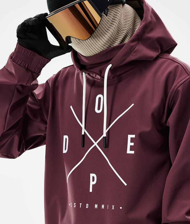 Dope Yeti 2021 Bunda na Snowboard Pánské 2X-Up Burgundy, Obrázek 2 z 9