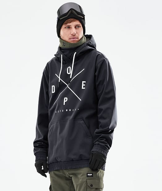 Dope Yeti 21 Kurtka Snowboardowa Mężczyźni 2X-Up Black