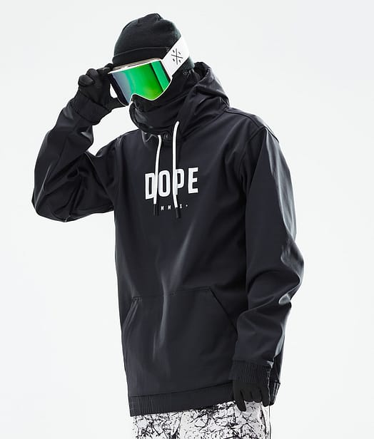Dope Yeti 21 Kurtka Snowboardowa Mężczyźni Capital Black