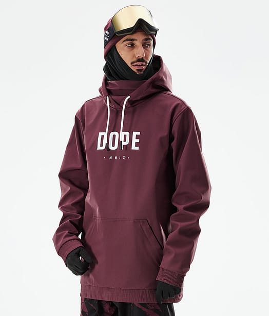 Dope Yeti 21 Kurtka Narciarska Mężczyźni Capital Burgundy