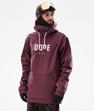 Dope Yeti 2021 Kurtka Snowboardowa Mężczyźni Capital Burgundy