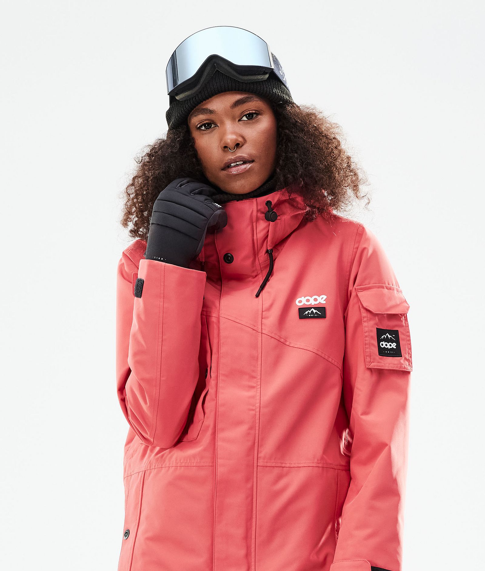 Dope Adept W 2021 Snowboard Jacket Women Coral, Image 3 of 11