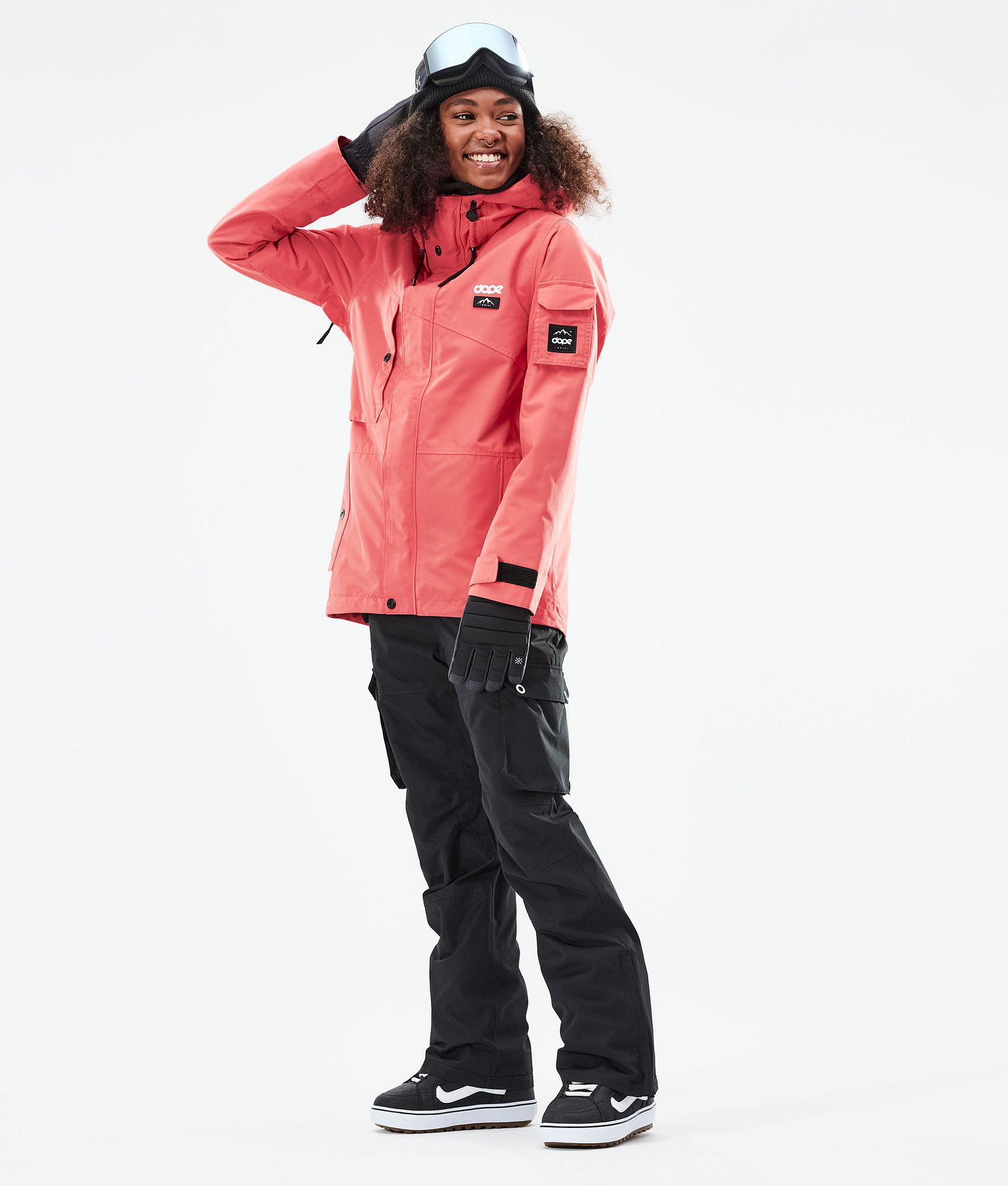 Dope Adept W 2021 Snowboard Jacket Women Coral, Image 4 of 11