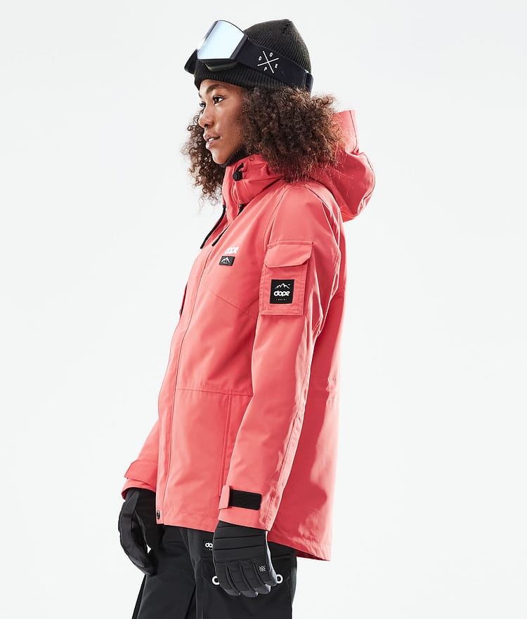 Dope Adept W 2021 Snowboard Jacket Women Coral, Image 7 of 11