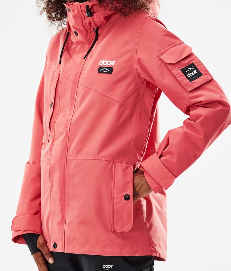 Dope Adept W 2021 Ski Jacket Women Coral, Image 9 of 11