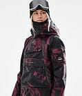 Dope Akin W 2021 Bunda na Snowboard Dámské Paint Burgundy, Obrázek 3 z 11