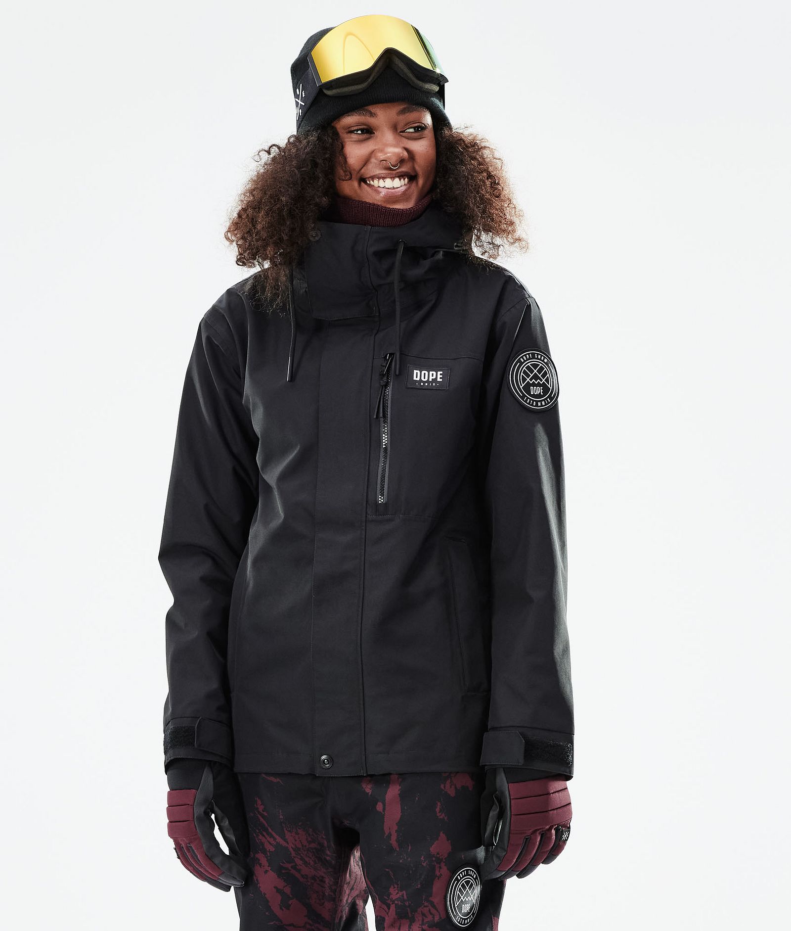 Dope Blizzard W Full Zip 2021 Kurtka Narciarska Kobiety Black, Zdjęcie 1 z 11