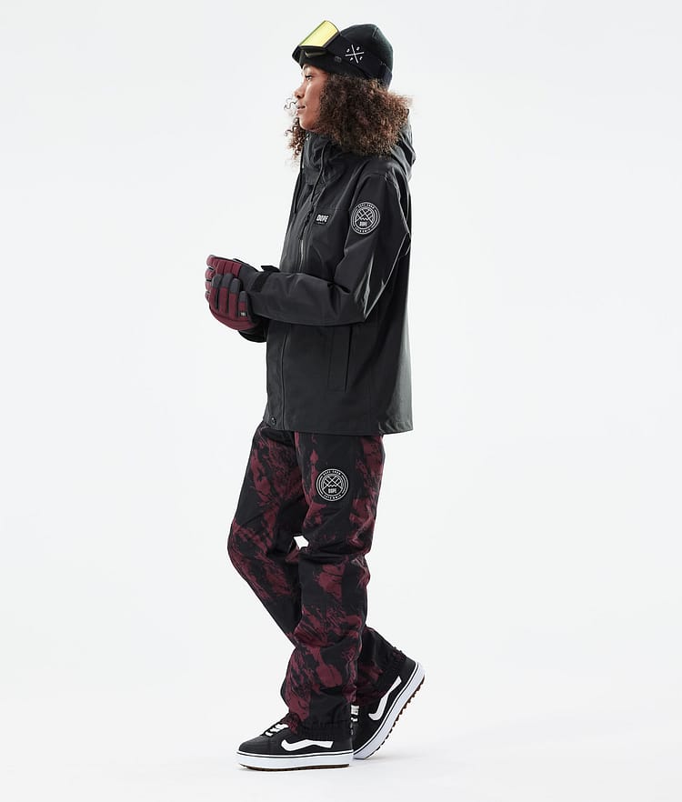 Dope Blizzard W Full Zip 2021 Kurtka Snowboardowa Kobiety Black, Zdjęcie 5 z 11