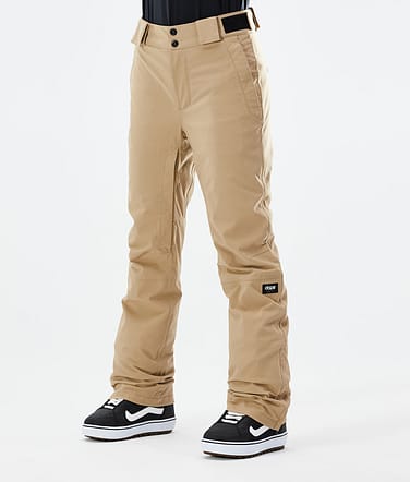 Dope Con W 2021 Spodnie Snowboardowe Kobiety Khaki