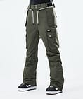 Dope Iconic W 2021 Spodnie Snowboardowe Kobiety Olive Green, Zdjęcie 1 z 6