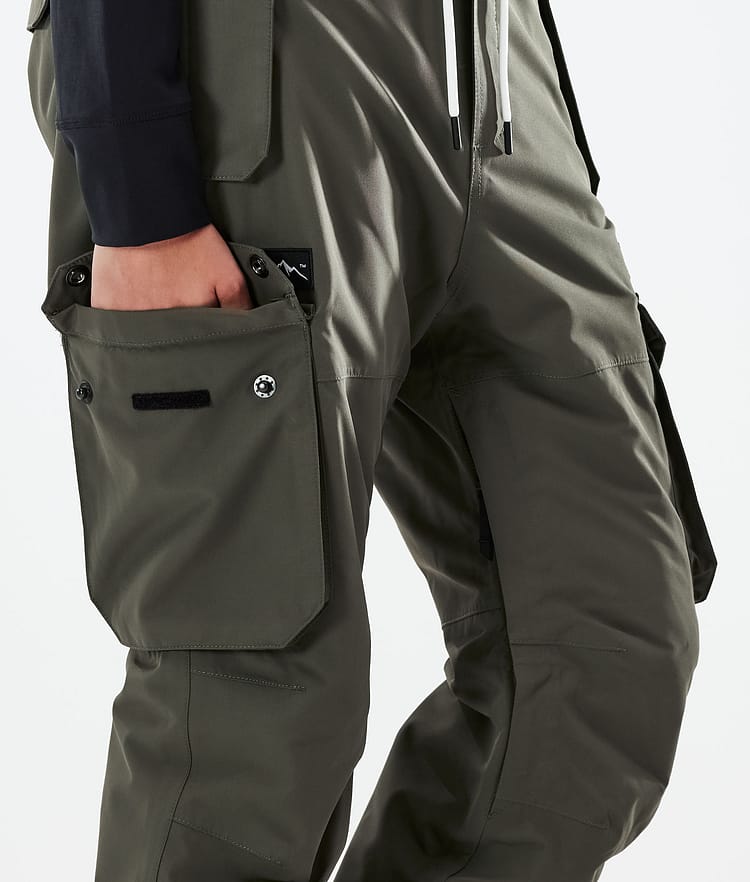 Dope Iconic W 21 Pantalones Esquí Mujer Olive Green, Imagen 5 de 6