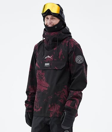 Dope Blizzard 2021 Bunda na Snowboard Pánské Paint Burgundy