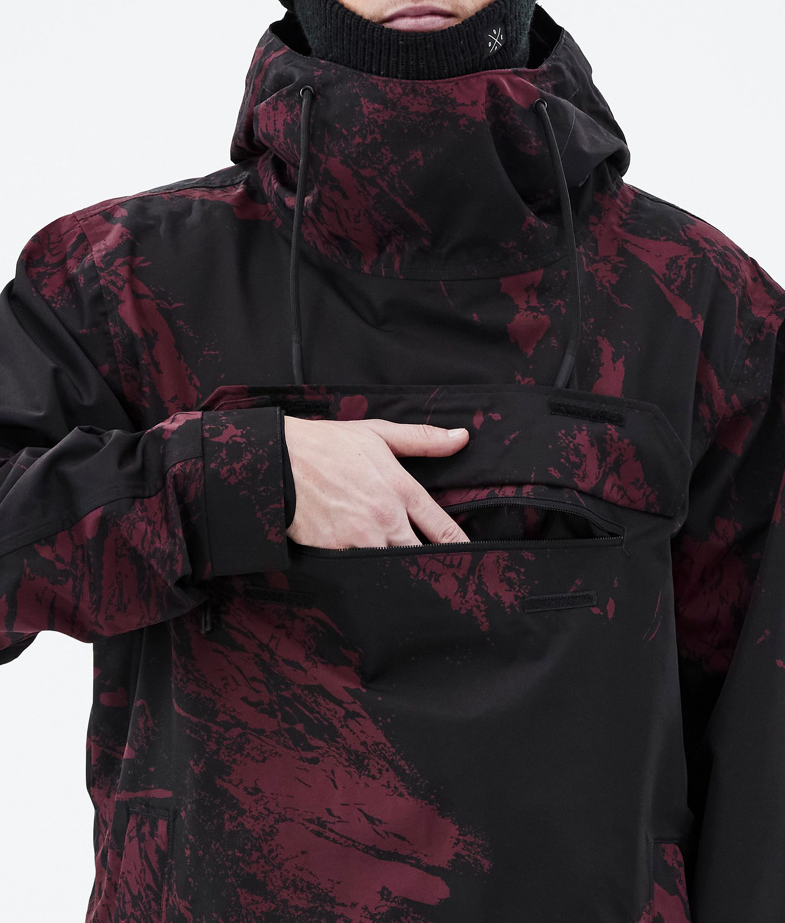 Dope Blizzard 2021 Kurtka Snowboardowa Mężczyźni Paint Burgundy, Zdjęcie 9 z 9